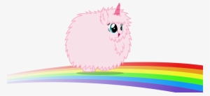 Pink Fluffy Unicorns Dancing On Rainbows Fluffle Puff - Pink Fluffy Unicorn Background