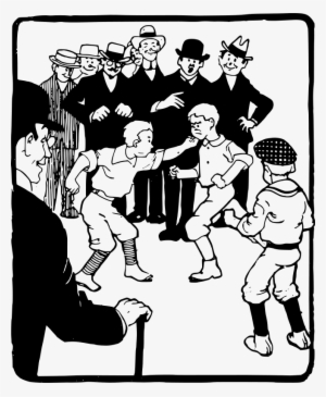 Public Fight Clipart