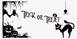 Trick Or Treat Halloween Silhouette - Trick Or Treat Pdf