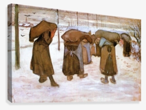 Coal Bearing Women By Van Gogh Canvas Print