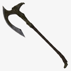 Elven Battleaxe Elder Scrolls - Skyrim Battle Axes