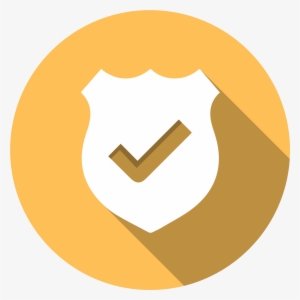 Icon Of A Security Badge - Shopping Cart Icon Flat