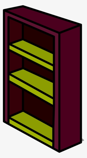 Burgundy Bookshelf Sprite 005 - Bookshelf Sprite Png