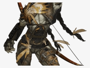 F Half Orc Ranger Royal Army Scout Longbow Battle Axe - Female Half Orc Dungeons And Dragons