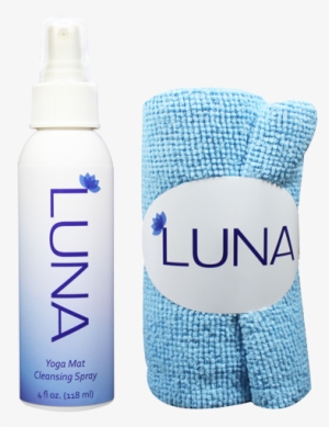 Luna Yoga Mat Wash - Luna Yoga Mat Cleaner Spray Kit 4oz 100% Natural Organic