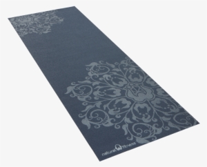 Natural Fitness Eco-smart Yogamat - Natural Fitness Eco-smart Yoga Mat - 24"x69"x4mm, Indigo/aqua