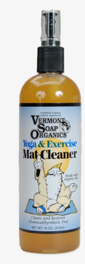Yoga Mat Cleaner - Vermont Soap - Organic Yoga And Exercise Mat Wash -
