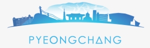 Logo - Pyeongchang Skyline Silouette