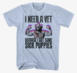 Sick Puppies Macho Man T-shirt - Macho Man - Sick Puppies T-shirt Size M