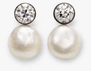 Handcrafted Hemmerle Earrings With Natural Pearls And - Earring