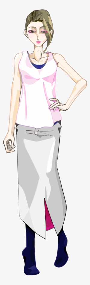 This Free Icons Png Design Of Cartoon Girl Illustration