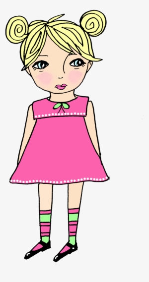 Girl Thinking Clipart - Birthday