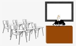 This Free Icons Png Design Of Teacher In Classroom