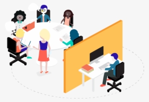 Flipped Classroom Png - Vector File Of Group Decision