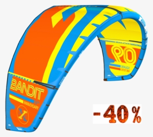 Bandit 10m Yellow/blue/orange Kite Only - F One Bandit 10