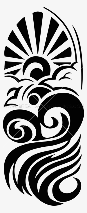 Summer Sun & Water - Printed T-shirt