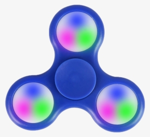 Led Fidget Spinner Png Clipart - Led Fidget Spinner Blue