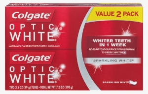 Colgate Optic White Whitening Toothpaste, Sparkling