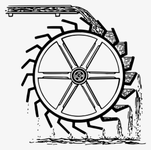 Water Mill Drawing At Getdrawings - Water Wheel Clipart Black And White
