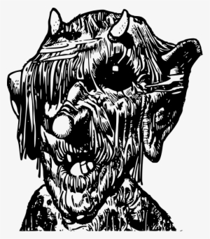 Beast, Devil, Evil, Face, Game Asset Call, Hairy - Monster Face Png