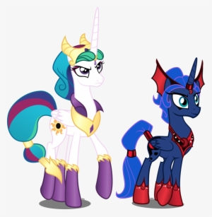 Drawn Baby Evil - Evil Celestia And Luna