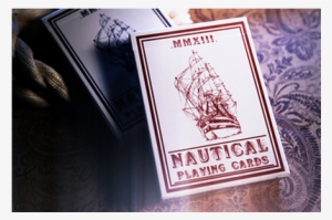 Nautical Playing Cards By House Of Playing Cards - Nautical Playing Cards Red By House Of Playing Cards