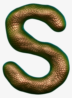 Bronze Snake Font - Texture Mapping