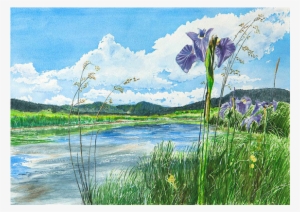 Watercolor On Paper - Painting