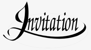 I Have Provided A Letter Of Invitation For Visa Sample - Invitation Logo Black And White