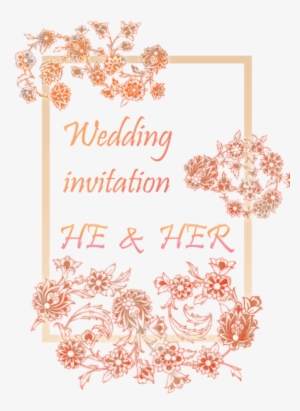 Floarl Invitation, Rose Wedding, Invitations, Wedding - Design