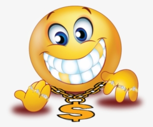 Rich Man Golden Teeth - Rich Emoji Png