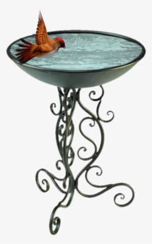 Bird Bath Png Clipart Transparent - Gardman Ornate Pedestal Bird Bath Metal A01272