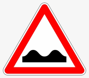 Lane Grooves, Bad Road, Road Sign, Attention, Danger - Signs Are Used To Warn Us Of Danger
