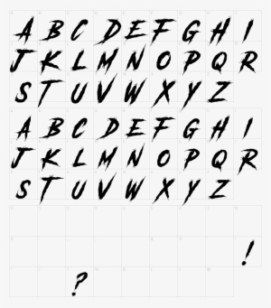 Another Danger Font - Tattoo Fonts