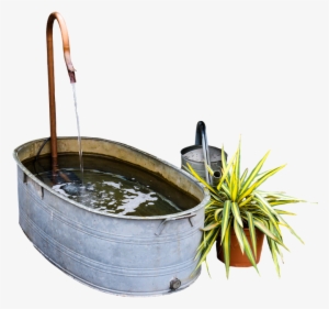 Garden, Bath, Watering Can, Bucket, Png, Isolated - Water Garden Png