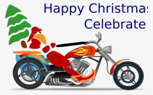 This Free Icons Png Design Of Santa On Chopper