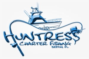 Destin Harbor Charter Boat The Huntress - Deep Sea Fishing Logos
