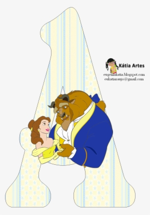 Alfabeto Bella Y Bestia 001 862×1 - Letras Da Bela E A Fera