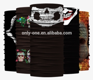 Custom Microfiber Multifunctional Tubular Motorcycle - Halloween Accessory - Skeleton Tube Scarf By Ganz,