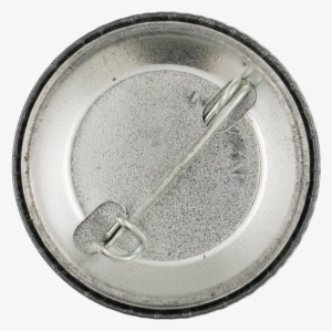 White Skull Face Button Back Art Button Museum - Wall Clock