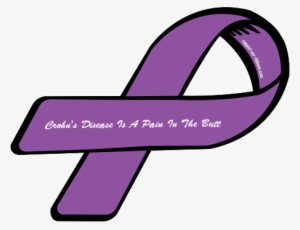 Crohn's Disease Is A Pain In The Butt - National Cancer Survivors Day Ribbon