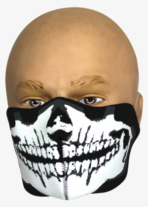 Loading Zoom - Skull Mask Half Face