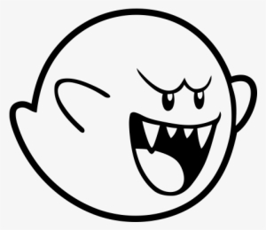 Picture Free Download Pegatina Fantasma Boo Bros - Fantasma Mario Bros Dibujo