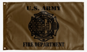 Us Army Firefighter Flag - Flag