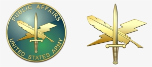 Military Insignia 3d - Army Public Affairs Logo - 640x279 PNG Download ...