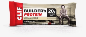 Vanilla Almond Flavor Packaging - Clif Builders Protein Bar Crunchy Peanut Butter