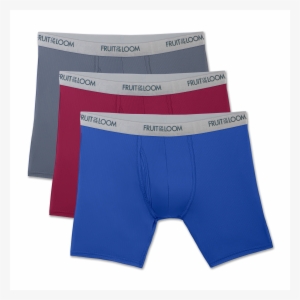 Men's Everlight Assorted Boxer Briefs, 3 Pack - Fruit Of The Loom Everlight