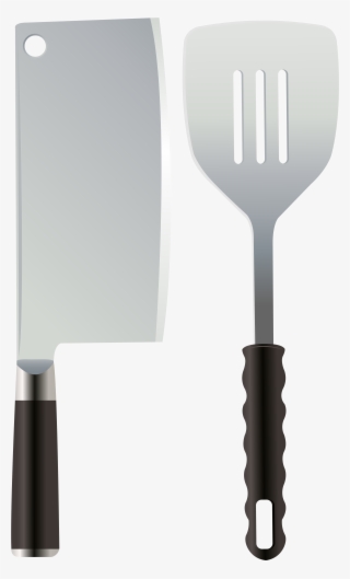 Kitchen Knife And Spatula Png Clip Art - Portable Network Graphics