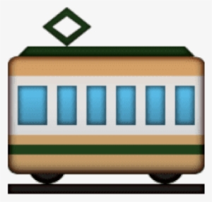 Free Png Ios Emoji Tram Car Png Images Transparent - Tram Emoji