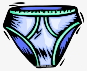 Underwear Royalty Free Vector Clip Art Illustration - Underwear Clip Art